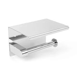 L'ensemble de toilettes chromé Midao yessential.fr comprend un porte-papier toilette mural en acier inoxydable avec une étagère plate pour les petits objets, offrant un design moderne et minimaliste qui complétera n'importe quel accessoire de salle de bain.
