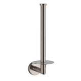 L'ensemble de toilettes Donato Gunmetal yessential.fr est une toilette murale en acier inoxydable avec une grande base verticale pour les bases arrondies et une base ronde, parfaite pour ajouter des accessoires de toilette luxueux à votre espace.