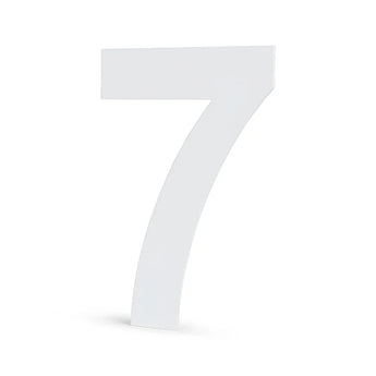 L'Adamo White 15 cm de yessential.fr est un grand numéro de maison blanc en 3D - idéal comme numéro de maison moderne avec ou comme numéro de maison élégant de 15 cm pour toute maison contemporaine.