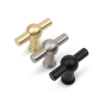 Un ensemble de boutons Rando Black de yessential.fr, avec une finition noir mat.