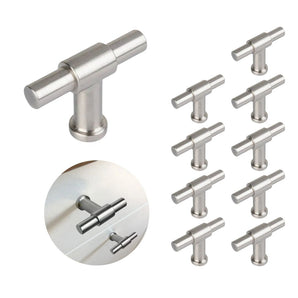 10x Cordero Inox Brossé Knob