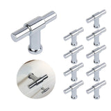 Un ensemble de 10 boutons chromés Cordero de yessential.fr est présenté, avec un bouton installé sur une surface blanche dans un encart rond.