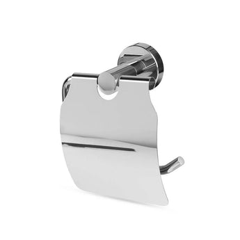 L'ensemble de toilettes Sandro Chrome de yessential.fr est un porte-papier toilette mural en acier inoxydable avec un couvercle incurvé en chrome brillant et une base ronde - un ajout élégant et pratique à toute salle de bain.