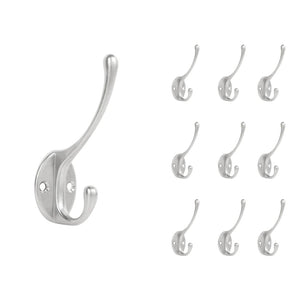 10x Nismo Inox Brossé 1-hook