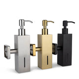 Le distributeur mural Sonego Gunmetal de yessential.fr est doté de bouchons de pompe, d'une fenêtre de niveau de liquide et est disponible en argent, or et noir - un design élégant en acier inoxydable pour un montage mural élégant dans n'importe quelle pièce.