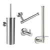 Romano Inox Brossé WC set