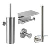 Santino Inox Brossé WC Set