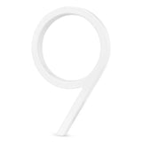 L'Amato White 12,5 cm de yessential.fr est un chiffre neuf élégant et tridimensionnel en blanc - idéal pour les numéros de maison modernes ou pour tous ceux qui souhaitent des numéros de maison élégants en blanc.