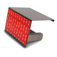 Le Tazio Gunmetal (sans perçage) de yessential.fr présente un design métallique angulaire moderne avec un tampon adhésif rectangulaire 3M, ce qui le rend parfait comme porte-rouleau de papier toilette adhésif mural - aucune vis requise.