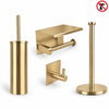 Ludo Gold Toilet Set (no-drill)