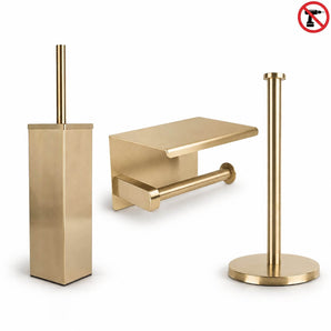 Alexo Gold WC Set (no-drill)