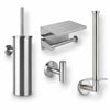 Pacho Inox Brossé WC Set
