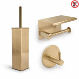 Mauro Gold WC Set (no-drill)