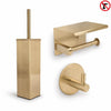 Mauro Gold WC Set (no-drill)