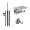 Midao Inox Brossé WC set