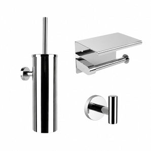 Nando Chrome WC set