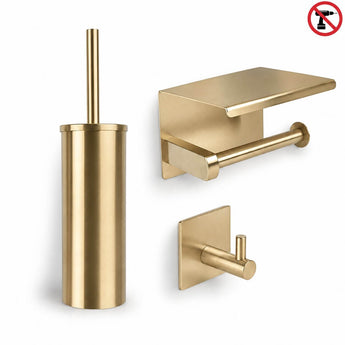 Tapio Gold WC Set (no-drill)