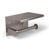 Embellissez votre salle de bain avec l'ensemble de toilettes Nando Gunmetal de yessential.fr. Ce porte-papier toilette mural en acier inoxydable possède un dessus plat, idéal pour ranger de petits objets et parfait pour les intérieurs modernes.